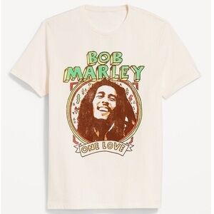 Bob Marley Graphic Cotton Short Sleeve Tee Men Size XS